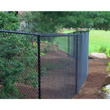 ASTM A392 Standard chain link fencing fabric with 6 gauge for homes